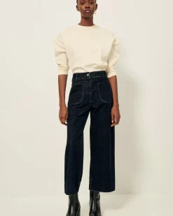 Clearance Sessùn Hudvelvet Navy