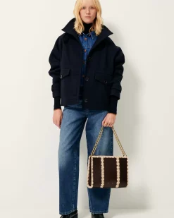 Shop Sessùn Lee wooly Navy