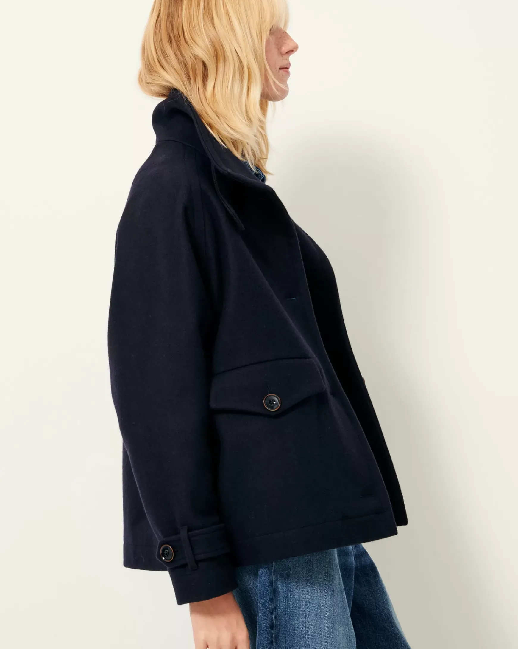 Shop Sessùn Lee wooly Navy