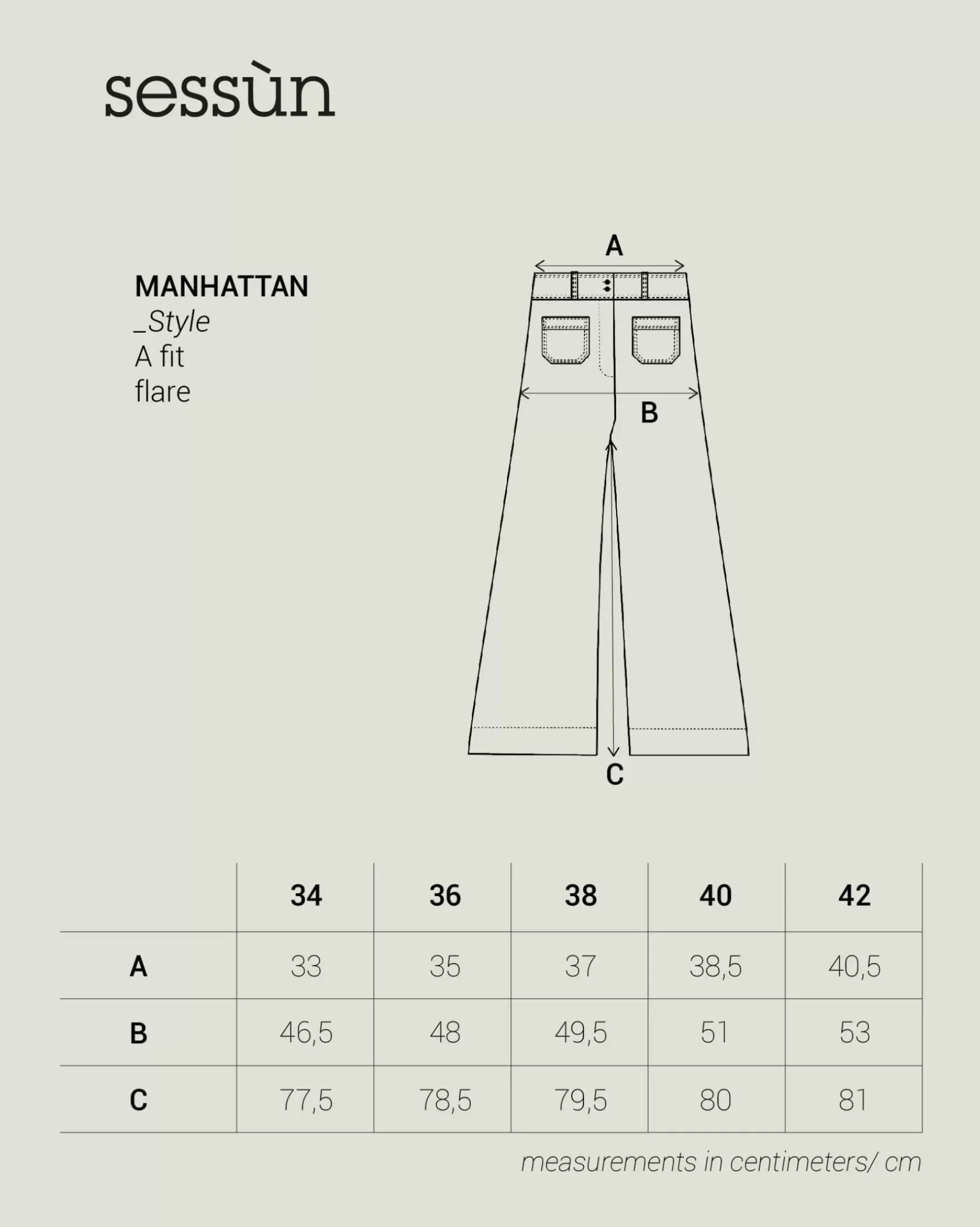 Sale Sessùn Manhattan DenimBlue